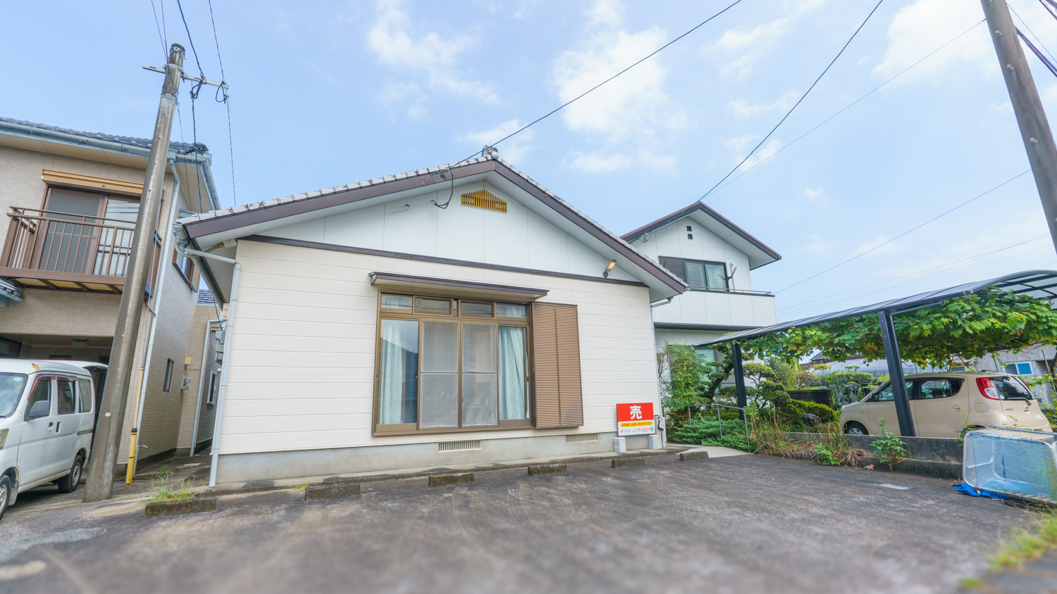 【大字熊野】離れをアトリエにする贅沢！中庭でつながる2棟の平屋暮らし